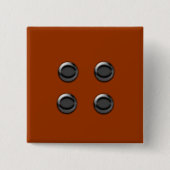 Button - Square Brown Button (Voorkant)