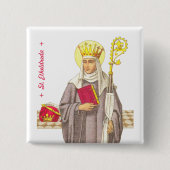 Button St. Etheldreda (Audrey) (P-003) (Voorkant)