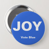 BUTTON, STEM BLAUWE Button (Voorkant /achterkant)