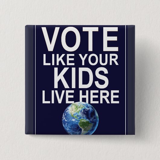 Button - Stem zoals je Kinderen hier wonen (Voorkant)