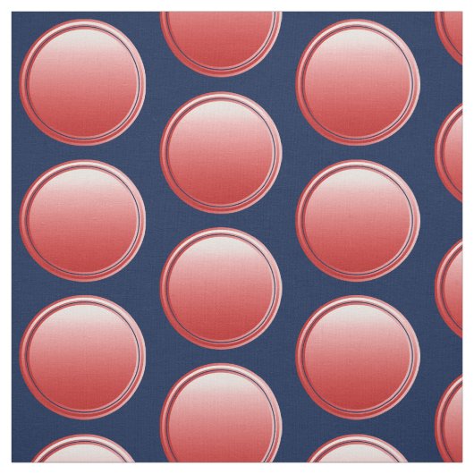 Button Stippen - verlooprood + uw rug. en idee Stof (Swatch)