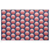 Button Stippen - verlooprood + uw rug. en idee Stof (Fat Quarter)