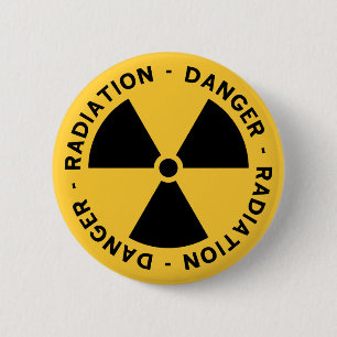 Button stralingssymbool