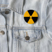 Button stralingssymbool (In situ)