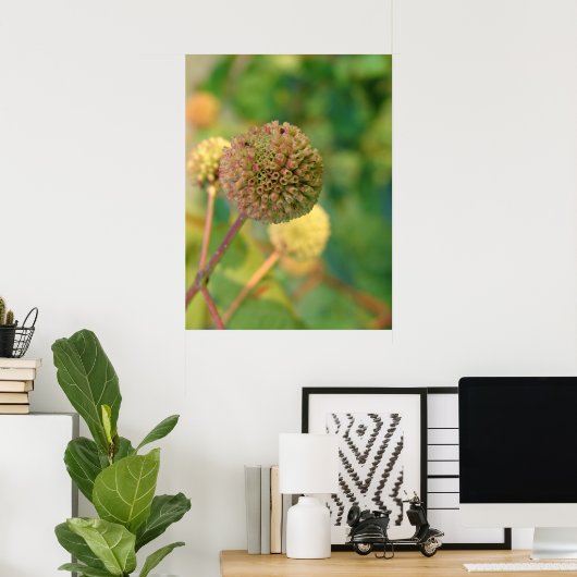 Button Struik #2 Poster (Thuiskantoor)