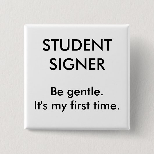 Button Student Signer (Voorkant)