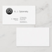 Button Style Old Fashioned Glasses Visitekaartje (Voorkant / Achterkant)