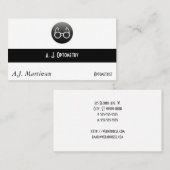 Button Style Old Fashioned Glasses Visitekaartje (Voorkant / Achterkant)