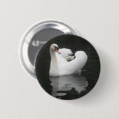 Button Swan Swimming (Voorkant /achterkant)