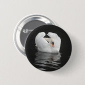 Button Swan Swimming (Voorkant /achterkant)