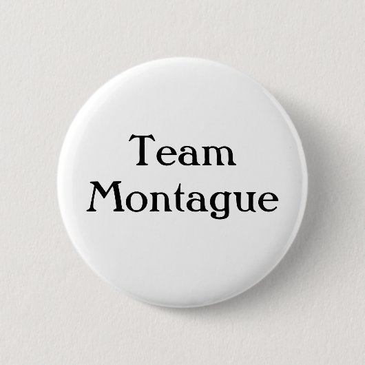 Button "Team Montague" (Voorkant)
