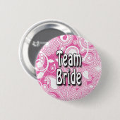 Button: Teambruid Ronde Button 5,7 Cm (Voorkant /achterkant)