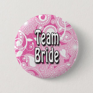 Button: Teambruid Ronde Button 5,7 Cm