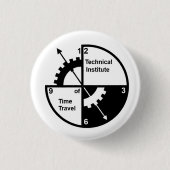 Button Technisch Instituut voor Tijdreizen (Voorkant)