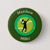 Button - Tennisser - Gepersonaliseerd - Naam toevo (Voorkant)