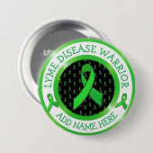 Button ter ondersteuning van de ziekte van Lyme Wa (Voorkant /achterkant)