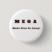 Button ter ondersteuning van democratie, fatsoen e (Voorkant)