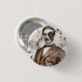 Button ter vervanging van de heer Growland (Voorkant /achterkant)