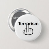 Button Terrorisme Flip (Voorkant /achterkant)