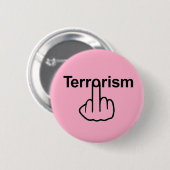Button Terrorisme Flip (Voorkant /achterkant)