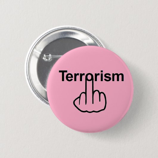Button Terrorisme Flip (Voorkant /achterkant)
