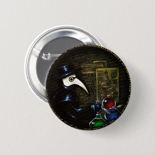 Button "The Alchemists Revenge" (Voorkant /achterkant)