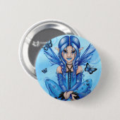 Button "The Blue Fairy" (Voorkant /achterkant)
