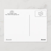 Button the Douglas Squirrel Postcard Briefkaart (Achterkant)