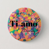 Button Ti Amo met een hart (Voorkant)