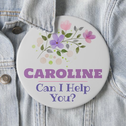 Button-toegangspasje voor winkelpersoneel ronde button 6,0 cm (In situ)