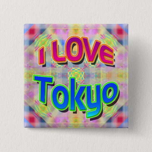 Button Tokyo Festival 3 "I LOVE Tokyo" (Voorkant)