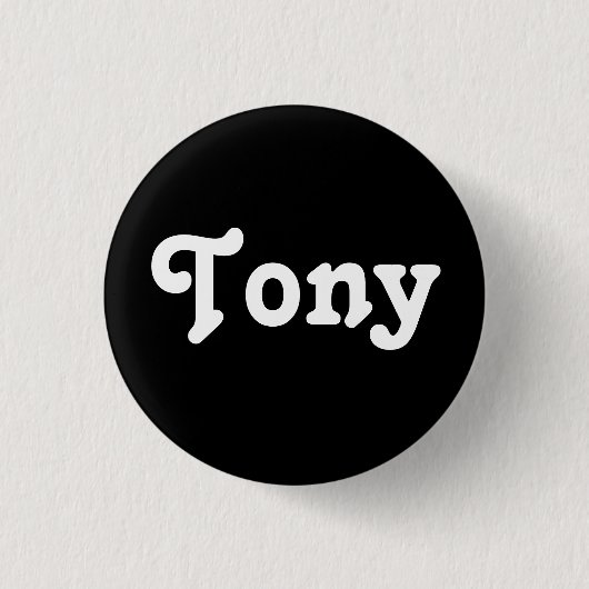 Button Tony (Voorkant)