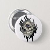 Button, Totenkopf Ronde Button 5,7 Cm (Voorkant /achterkant)