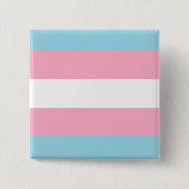 Button "Transgender Flag" Square (Voorkant)