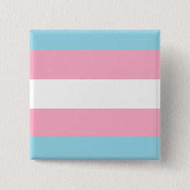 Button "Transgender Flag" Square