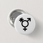 Button transgendersymbool (Voorkant /achterkant)