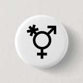 Button transgendersymbool (Voorkant)