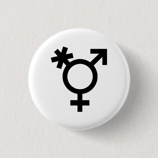 Button transgendersymbool (Voorkant)
