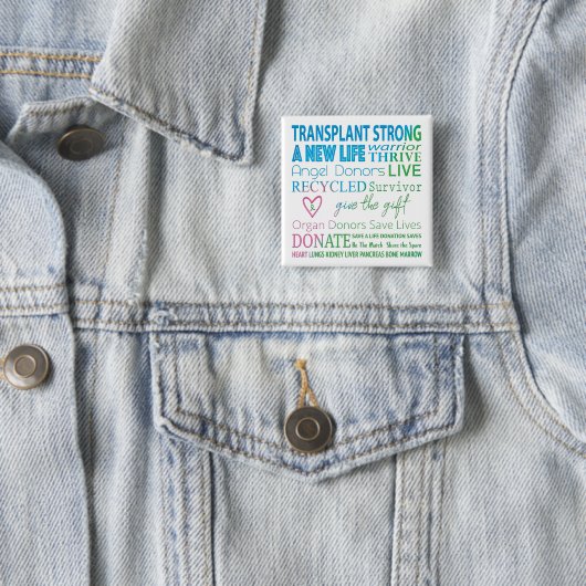 Button Transplant Sterke orgaandonatie Bewustmakin (In situ)