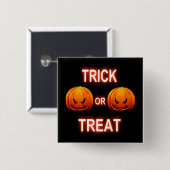 Button Trick or treat Pumpkins (Voorkant /achterkant)