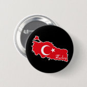 Button Turkije (Voorkant /achterkant)