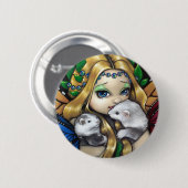 Button "Two Fae Ferret" (Voorkant /achterkant)