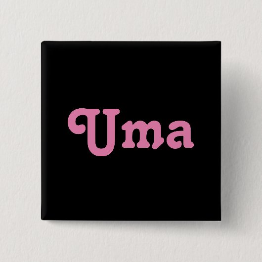 Button Uma (Voorkant)