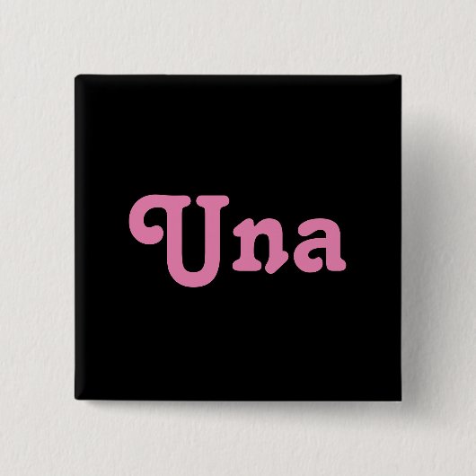 Button Una (Voorkant)