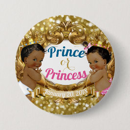 Button van Afrikaanse prins of prinses