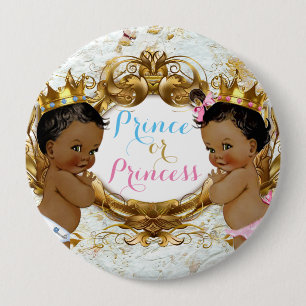 Button van Afrikaanse prins of prinses