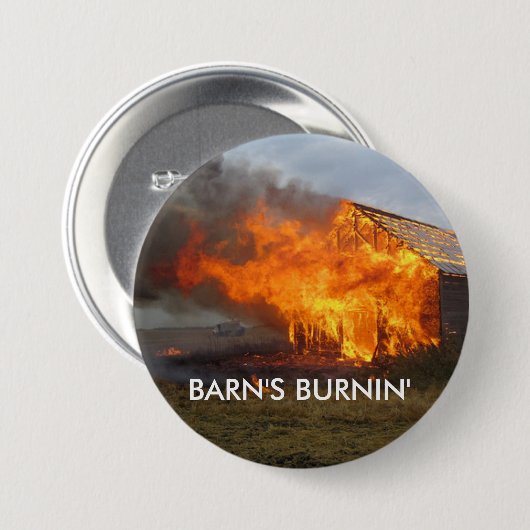 Button van Barn's Burnin (Voorkant /achterkant)