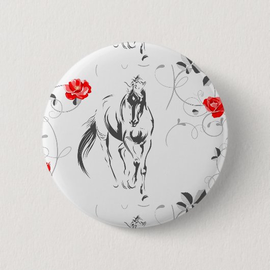 Button van Baroque Horse (Voorkant)