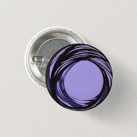 Button van beren blauw/Violet (Voorkant /achterkant)