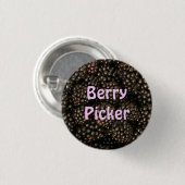 Button van Blackberries "Berry Picker" (Voorkant /achterkant)
